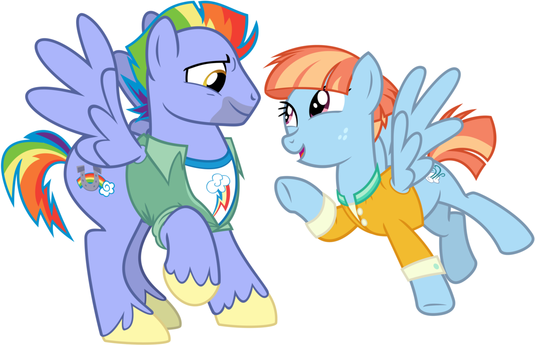 Bow And Windy By Cheezedoodle96 - Bow Hot Hoof And Windy Whistles (1113x718)