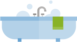 Bathtub 100 L (standard 5 Ft Tub) - Graphic Design (370x370)