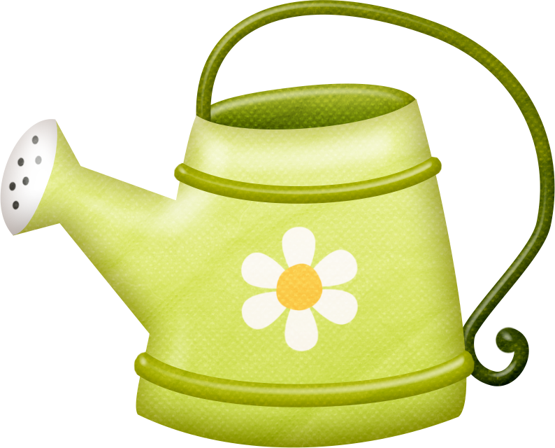 Garden Clipart, Chip Art, Garden Art, Flowers Garden, - Watering Can Clipart Png (794x640)