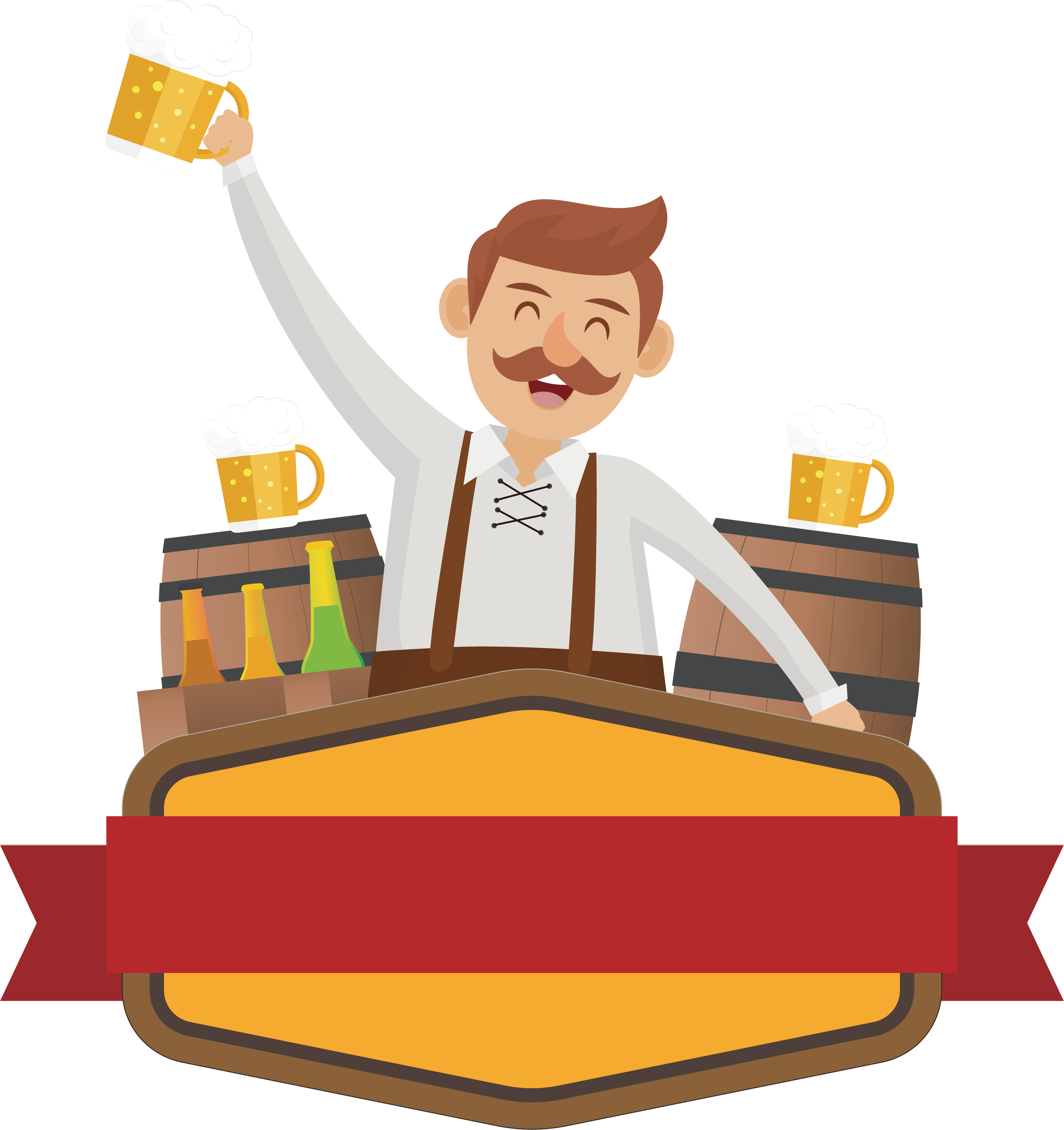 Oktoberfest In Germany 2018 Euclidean Vector Illustration - Oktoberfest In Germany 2018 Euclidean Vector Illustration (3037x3224)