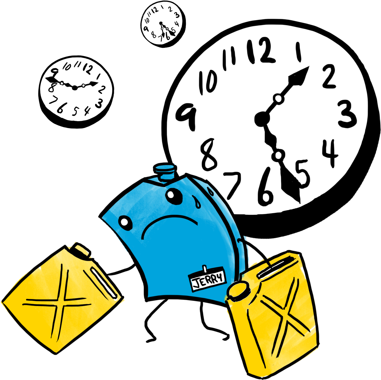 Jerry Can Time Getting Water - Jerry Can Time Getting Water (1367x1367)