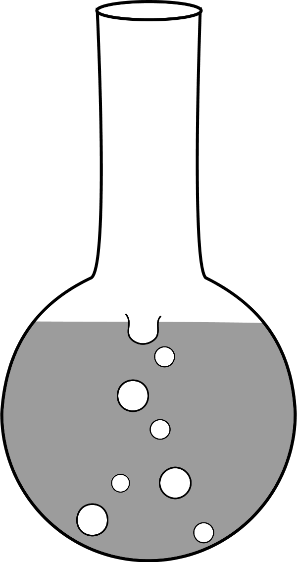 Round Boiling Flask - Boiling Flask Clip Art (600x1134)