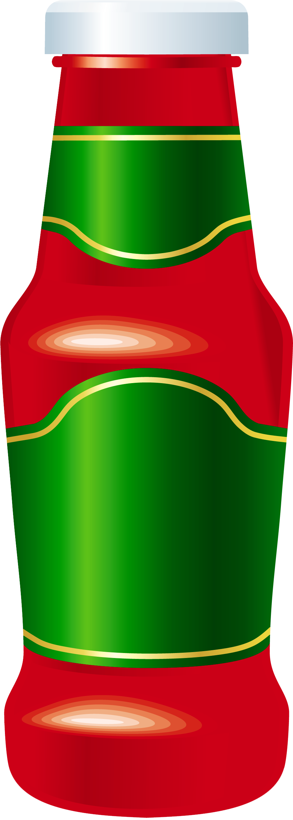 Ketchup Bottle Png Clipart Image - Ketchup Clipart Png (1149x2723)