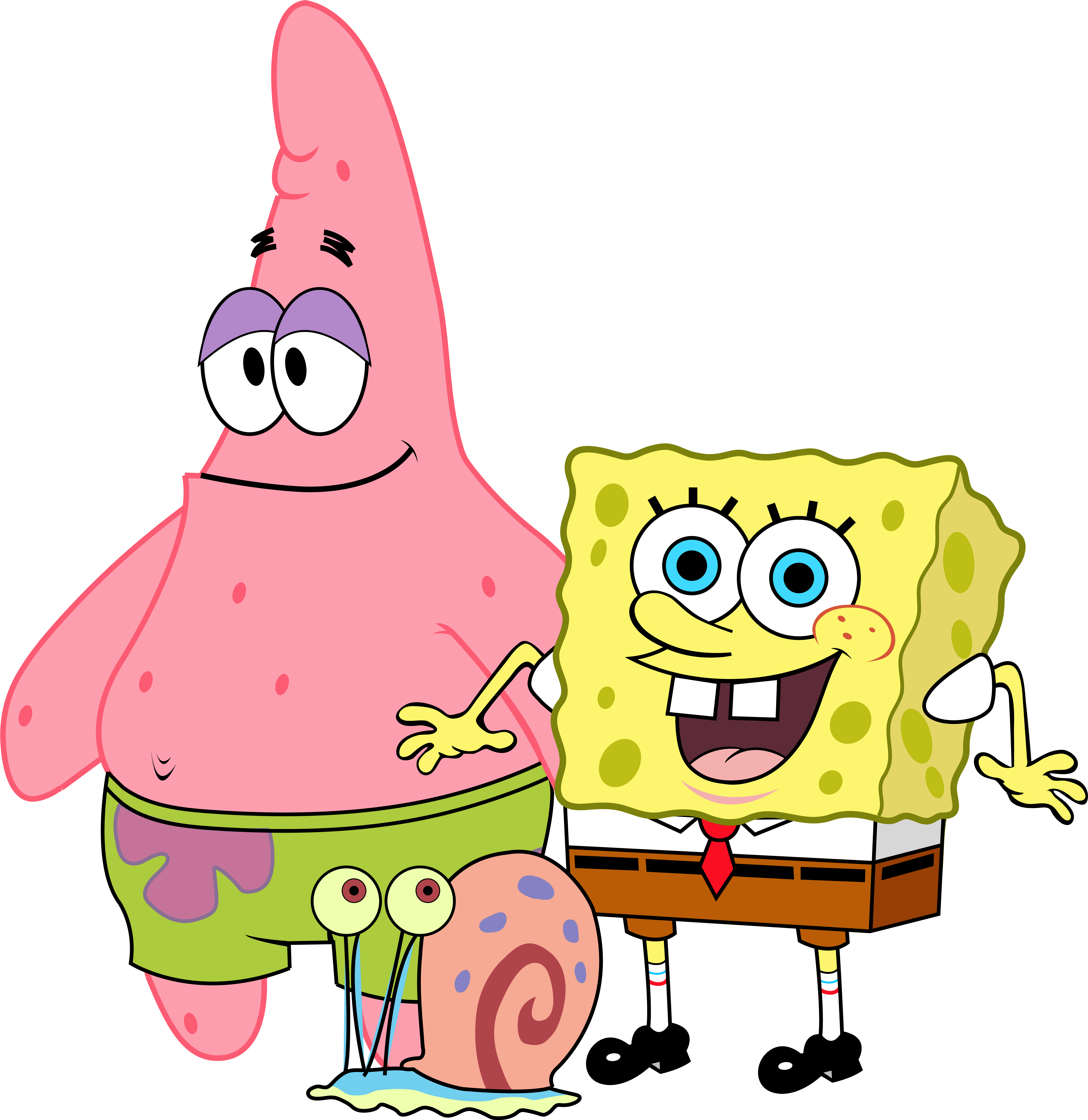 Spongebob And Friends Png Clipart Image - Spongebob Png (6008x6188)