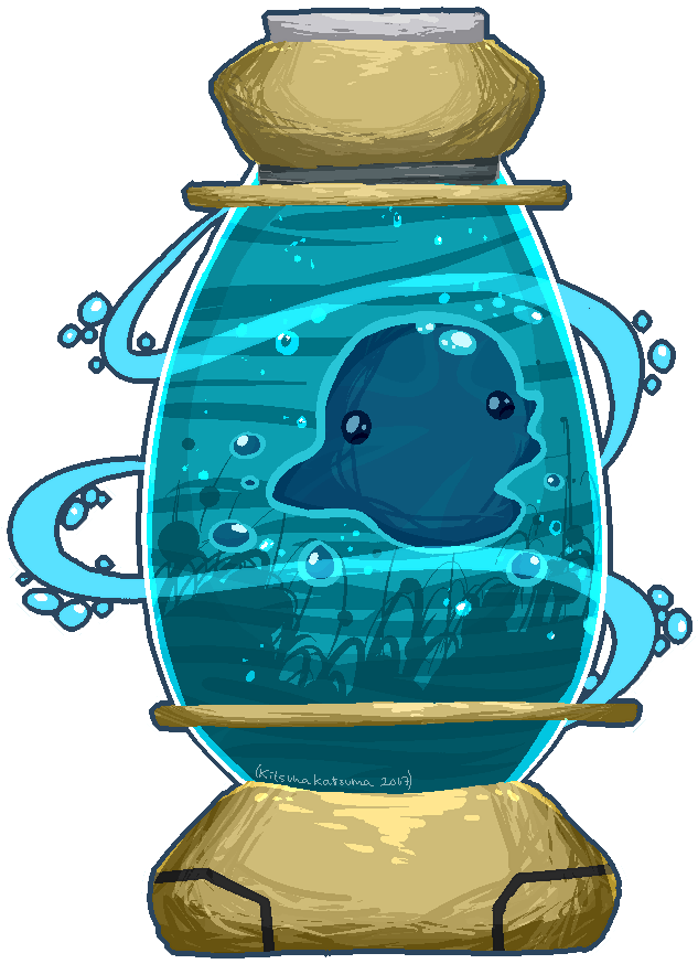 Puddle Lamp By Kitsunakatsuma - Slime Rancher Merry Mire (768x1024)