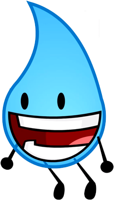 Blue Water Clipart Bfdi - Battle For Dream Island Teardrop (290x433)