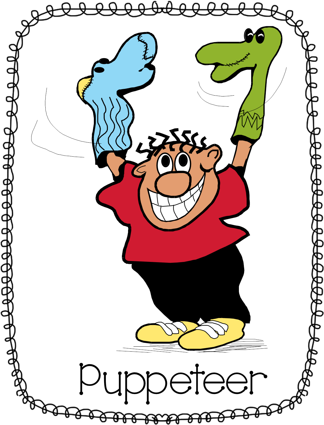 Hold Up A Flashcards And Ask A Question - Cartoon (1125x1500)