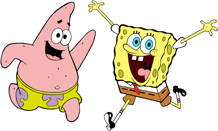 Spongebob Squarepants Clip Art Images Cartoon Clip - Spongebob And Patrick Clipart (738x443)