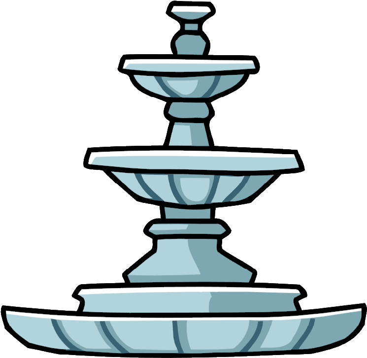 Garden Fountain Png Clipart - Scribblenauts Fountain Of Youth (762x738)