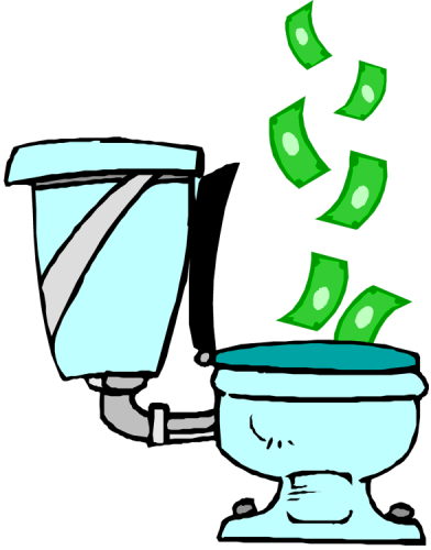 Saving Water By Replacing Toilets - Overdraft (392x500)