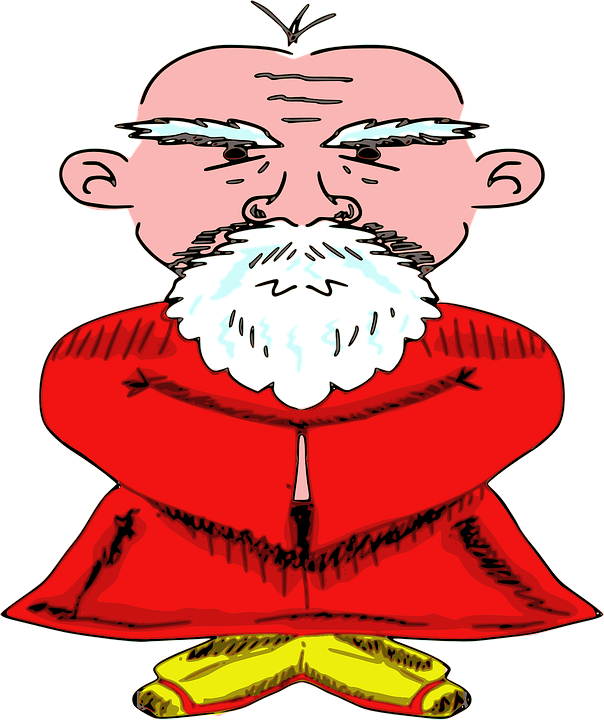 Japanese Guy Cliparts - Chinese Man Cartoon Transparent (604x720)