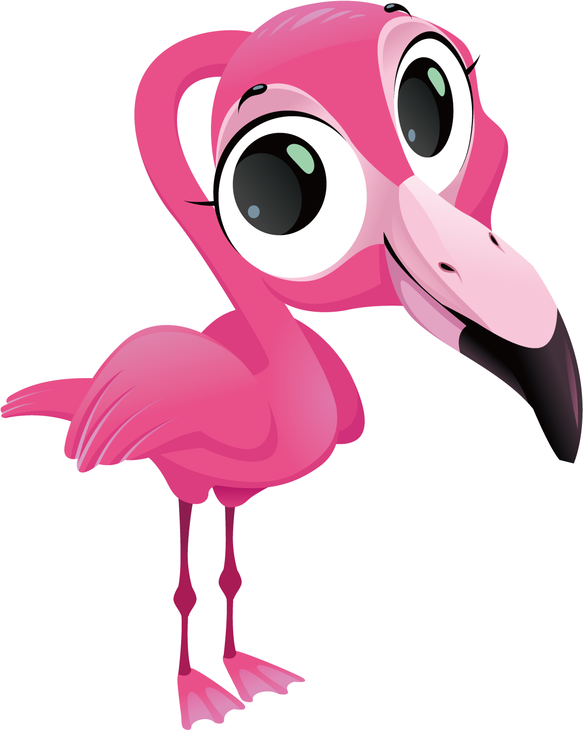 Those Funny Flamingos Cartoon - Funny Flamingo (2289x2289)