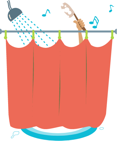 Your Indoor Direct Water Use Adds Up To About 60 Gallons - Shower Png (375x451)