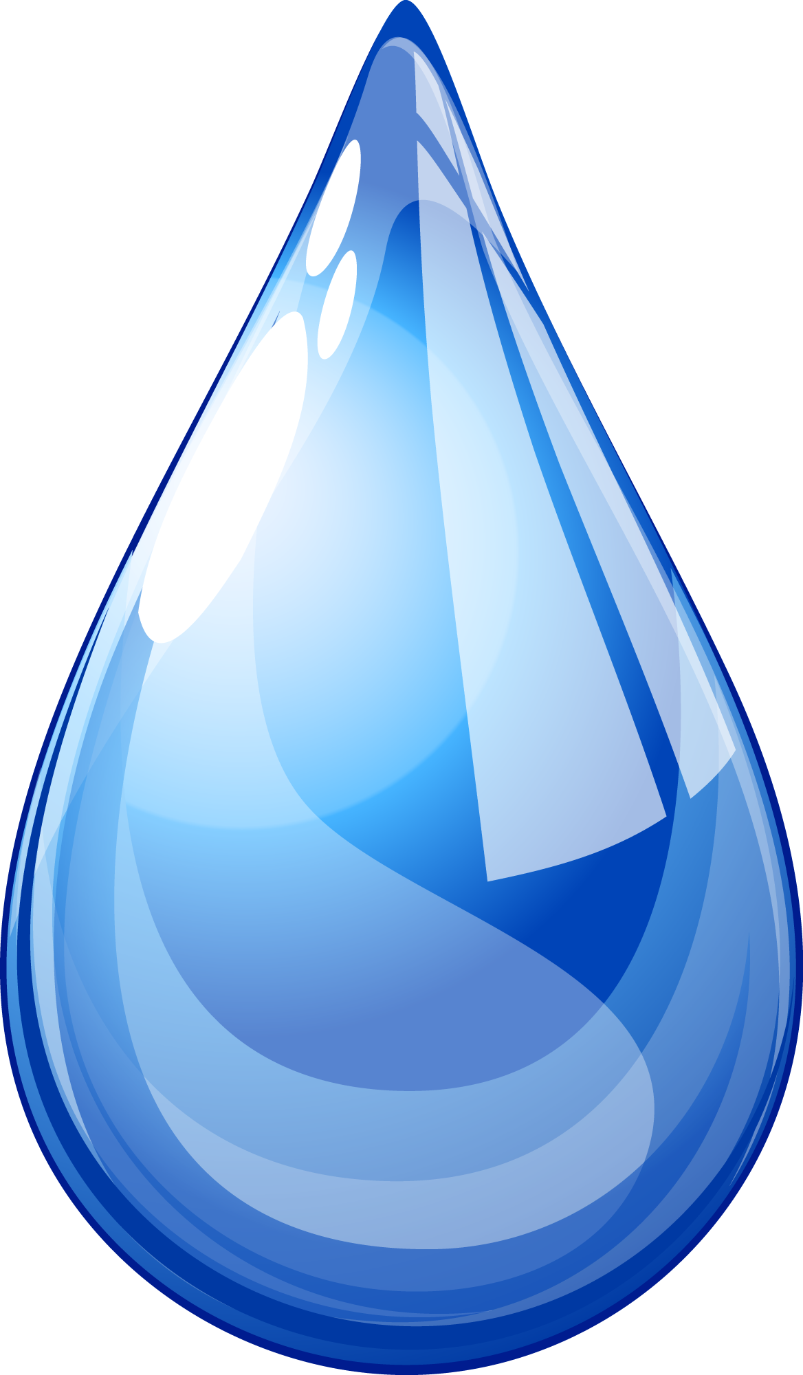 Drops Clipart One Water - One Drop Water Png (1168x2000)