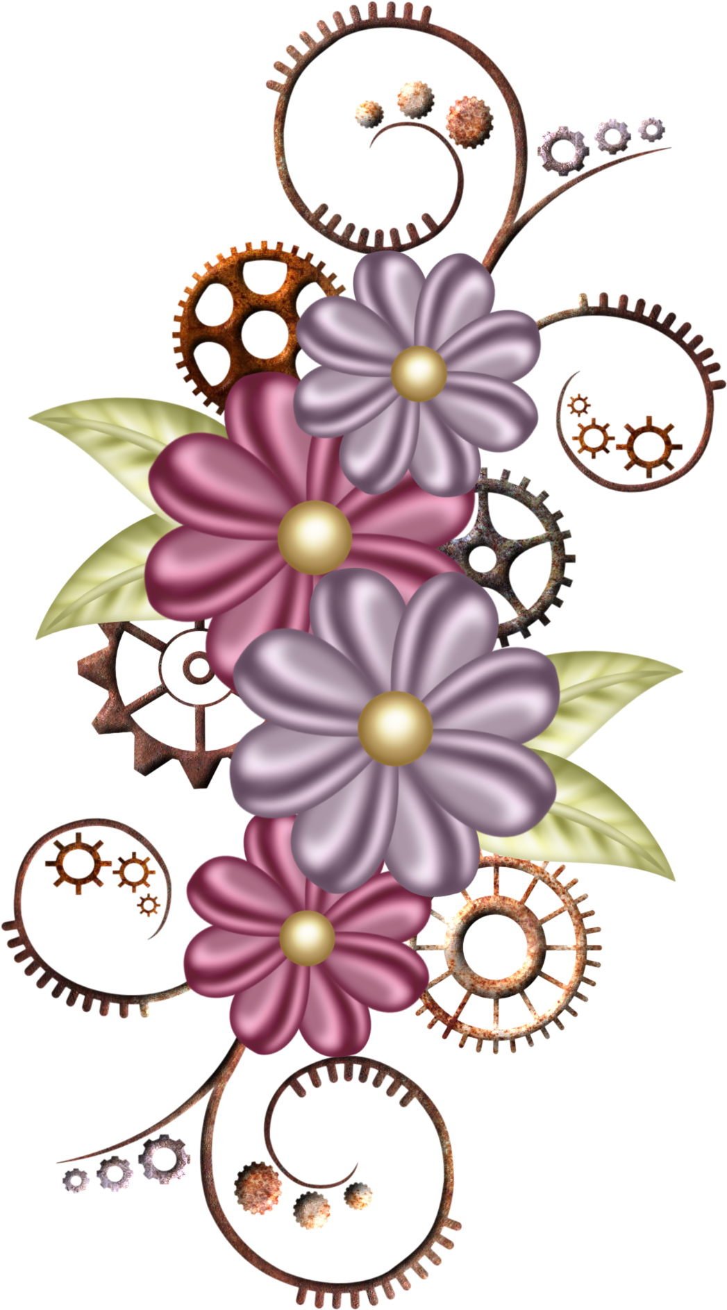Gallery Of Simple Flower Border Clipart Unique Flowers - Clip Art (1400x2000)
