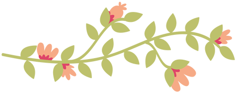 Flower Leaves Doodle Illustration By Vexels - Flores Com Folhas Png (512x512)