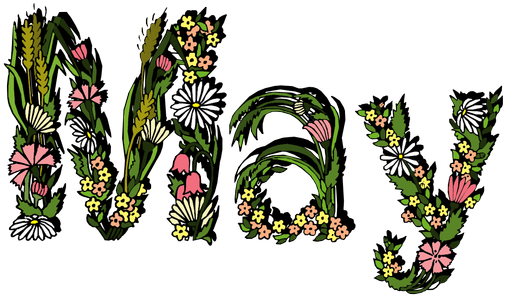Now I Had Truly Intended On Making A Few Different - May Lettering Art Flower (600x360)