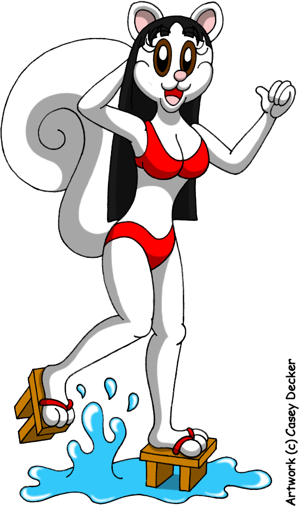 Whitnee's Geta Splash By Caseydecker - Cartoon (625x1050)