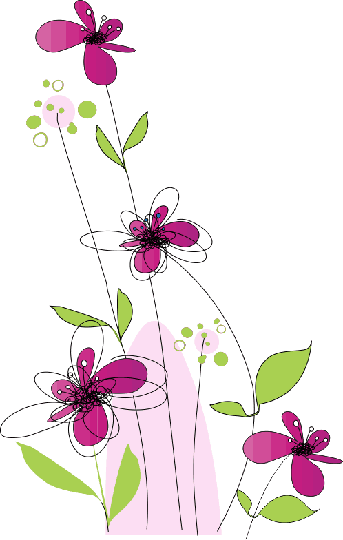 Flower Illustrations, Floral Patterns, Png, Nailart, - Msg For Sunday Morning (498x784)