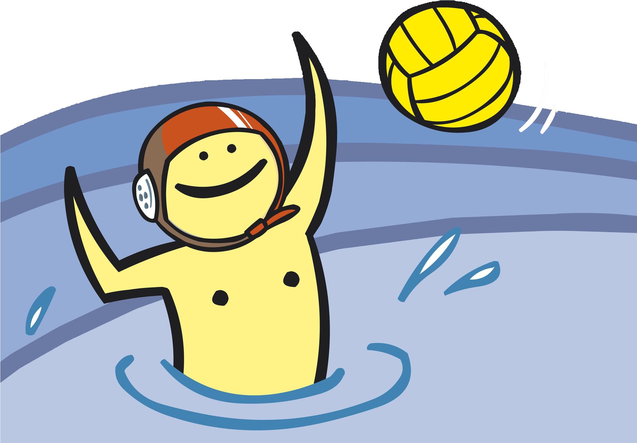 Water Volleyball Swimming Pool Clip Art - Water Volleyball Swimming Pool Clip Art (2196x1590)