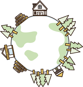 Use Wood To Save Energy, Reduce Carbon And Fix Carbon - Map (462x372)