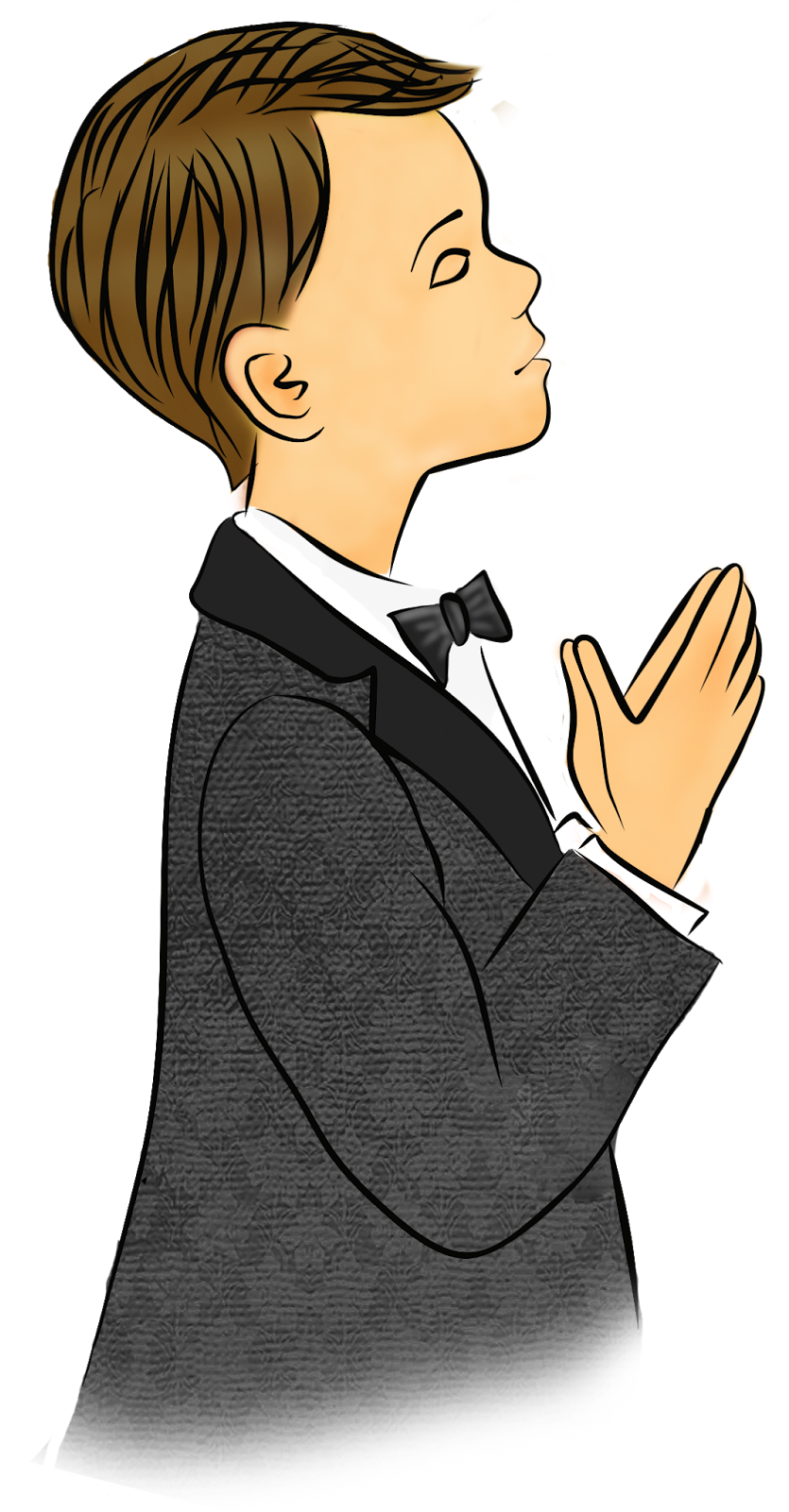 34 Prima Comunione - First Communion Boy Clip Art (877x1600)