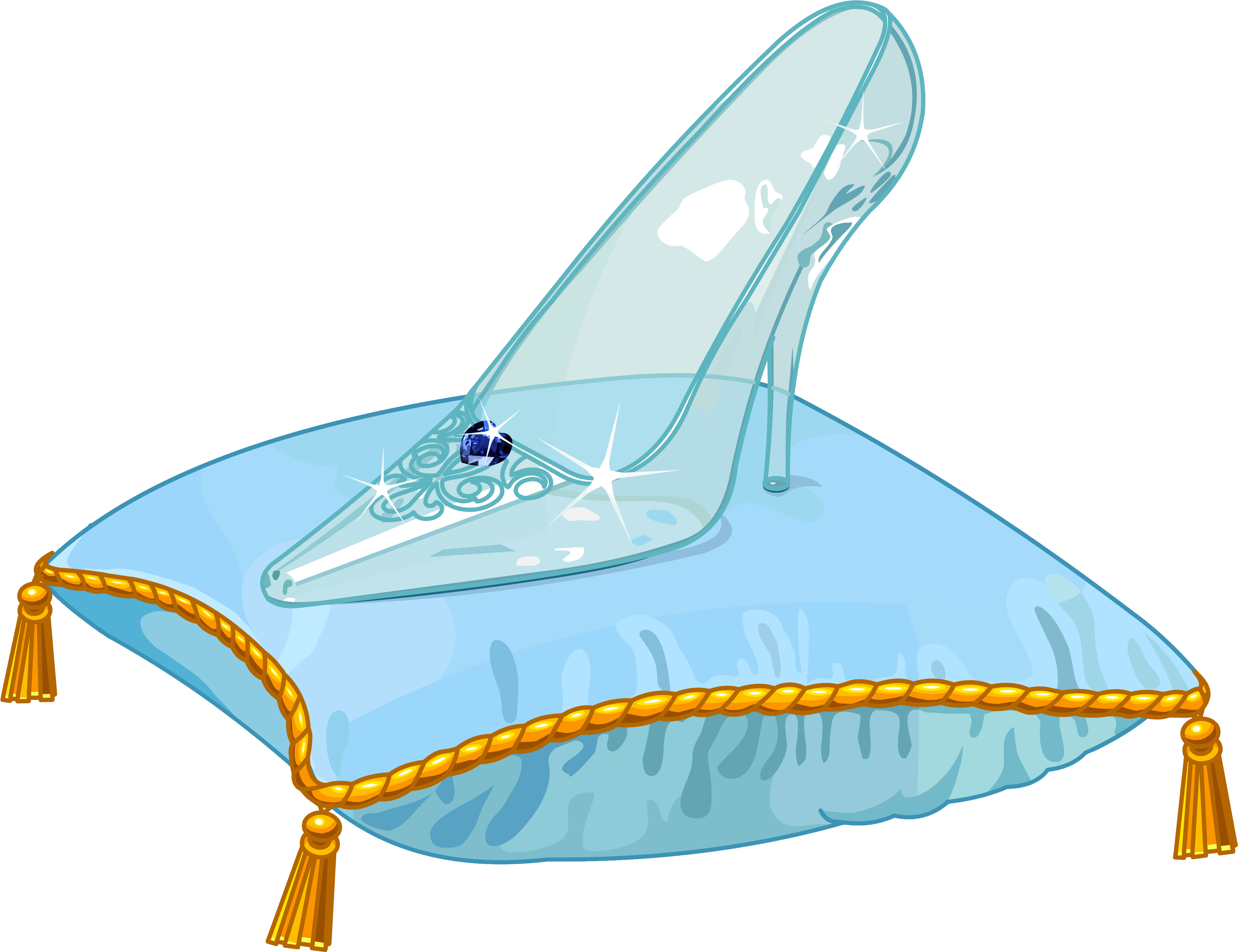 2015 Cinderella Glass Slipper Clip Art U2013 Clipart - Cinderella Glass Slipper Png (3899x3120)