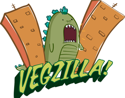 Vegzilla Clothing Website & Branding - Illustration (404x316)