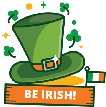 St Patrick's Day Green Hat Sticker - Saint Patrick's Day (490x490)