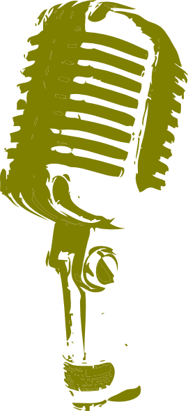 Yellow Microphone Logo Png (270x590)