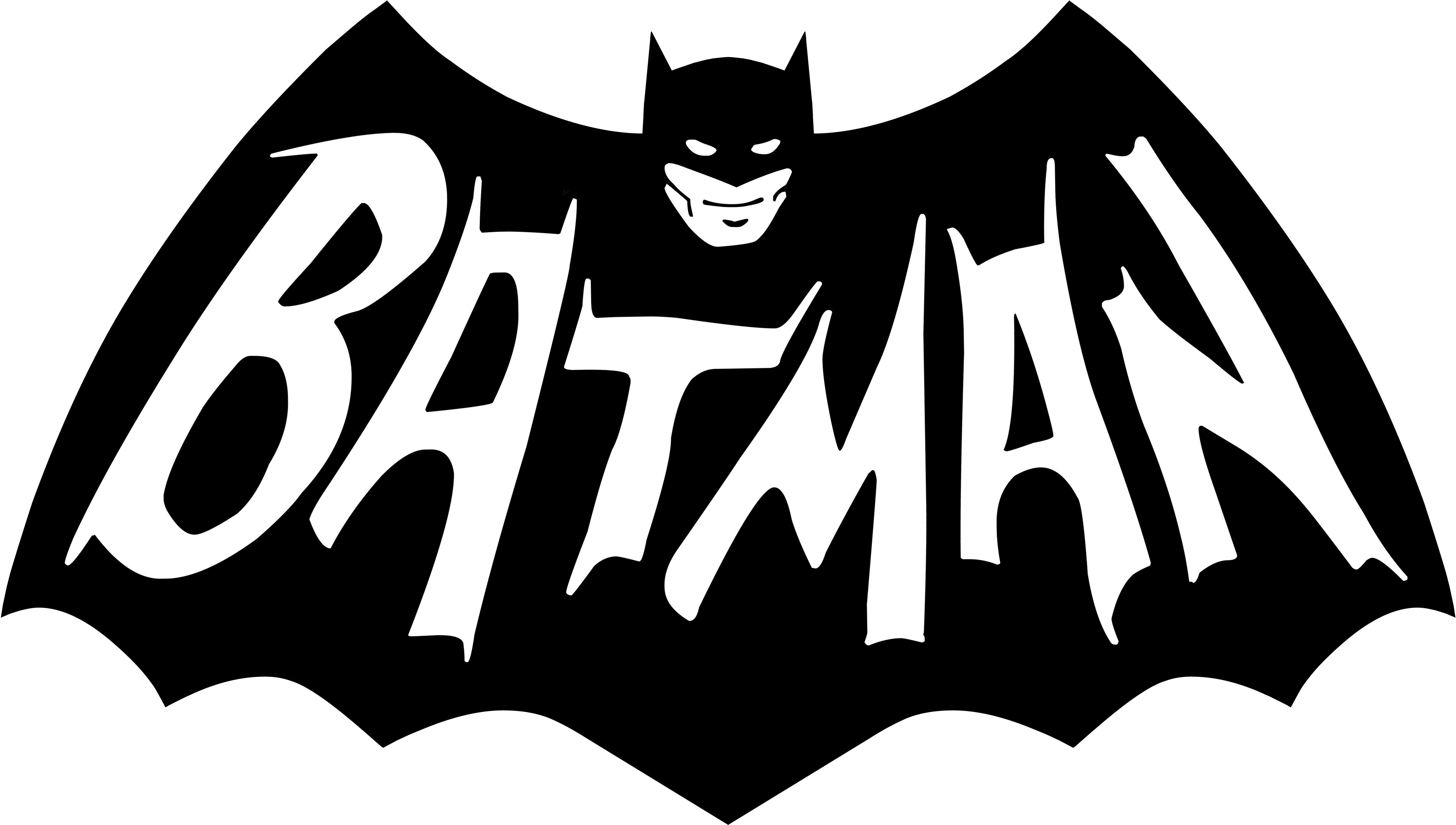 Batgirl - Batman 1966 Clip Art - (4700x2662) Png Clipart Download, image size:4529x2566