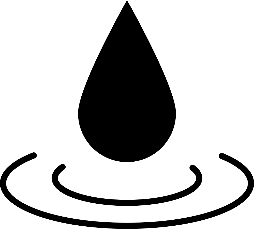 Water Drop Comments - Water Drop Symbol Png (980x884)