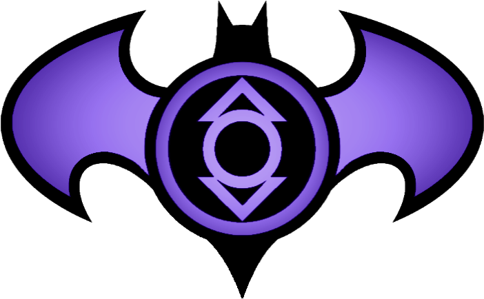 Batman Indigo Lantern Logo By Kalel7 On Deviantart - Sinestro Corps Batman Logo (705x444)