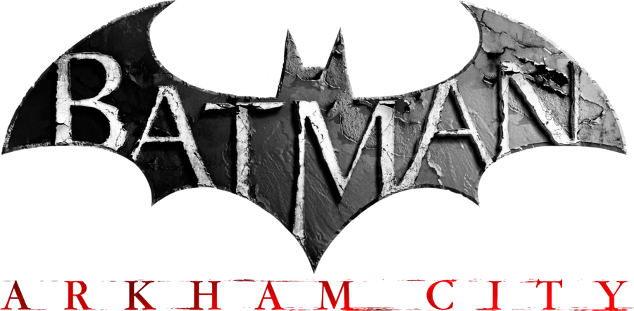 Batman Arkham City Logo Render By Akio-ck - Batman Arkham City Logo Png (900x442)