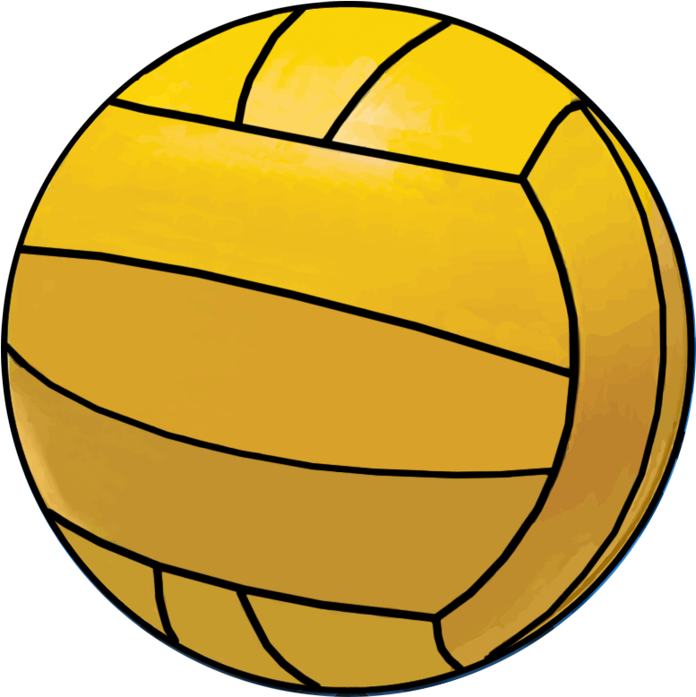 Image Obtained Through Google Commons - Water Polo Ball Clip Art (851x830)