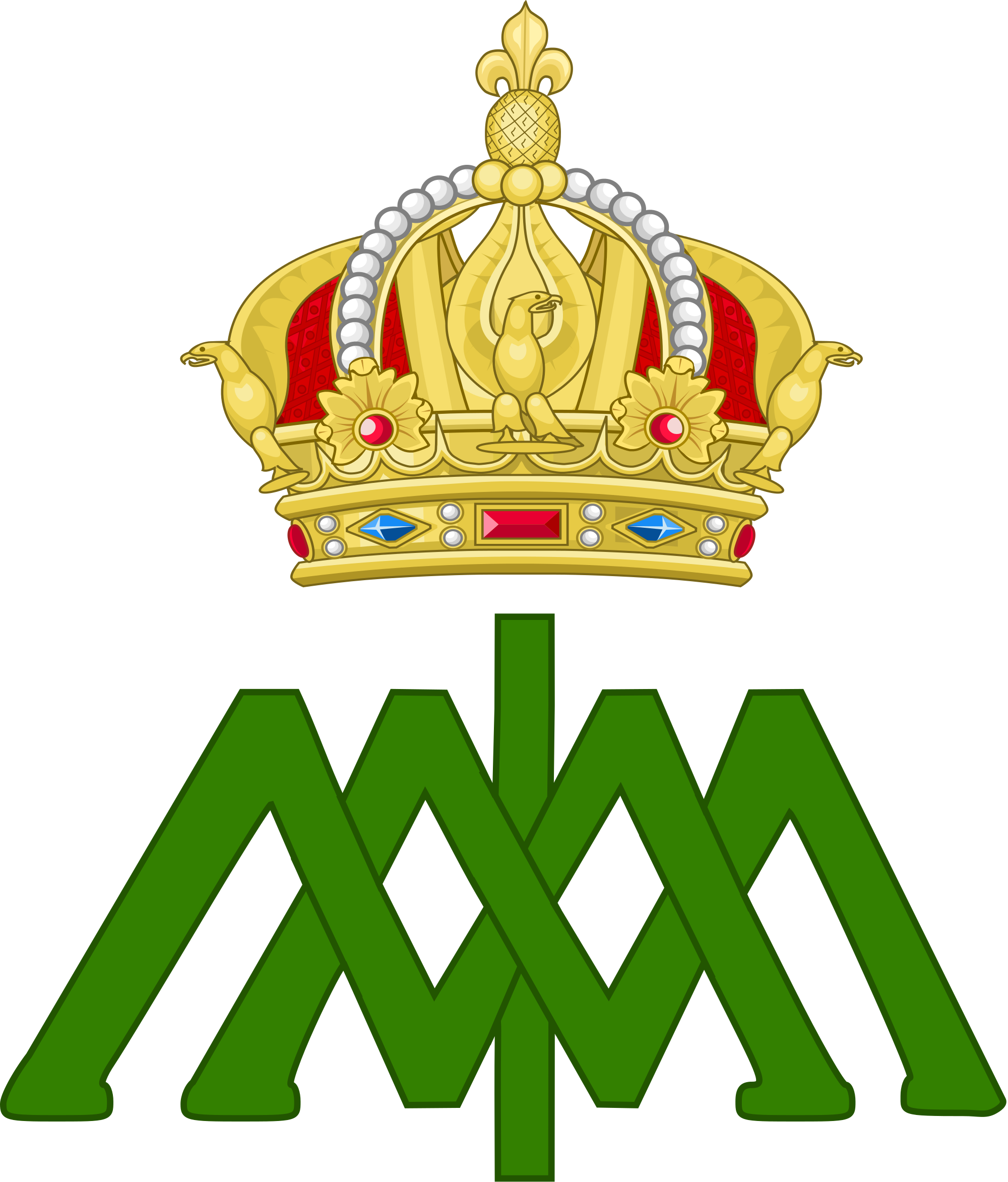 King Crown Logo 27, Buy Clip Art - Crown Of Emperor Maximilian (2000x2345)