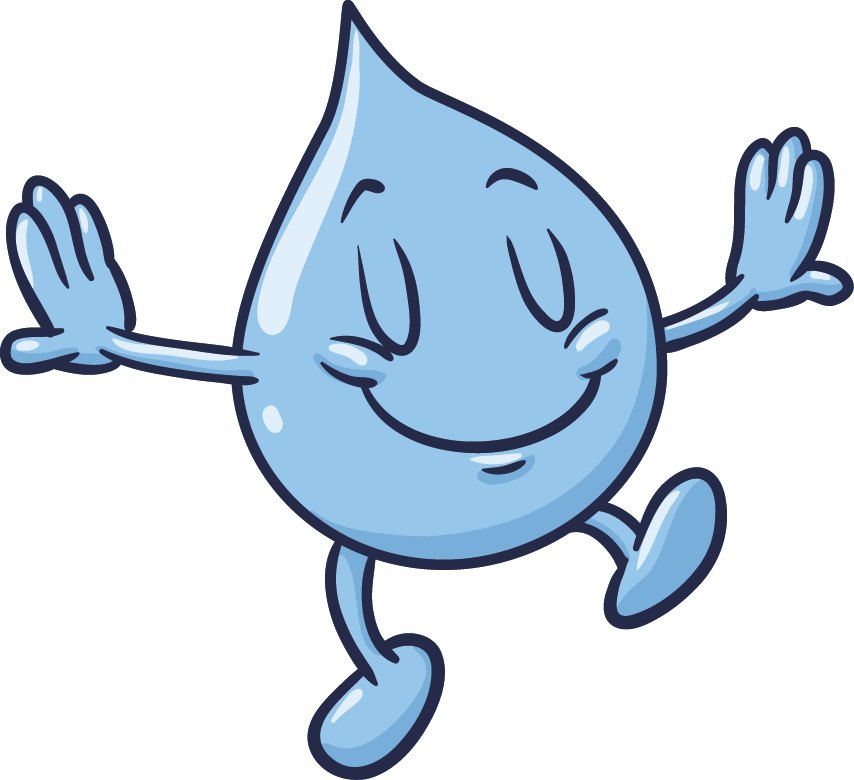 Drop Water Drinking Clip Art - Drop Water Drinking Clip Art (854x780)