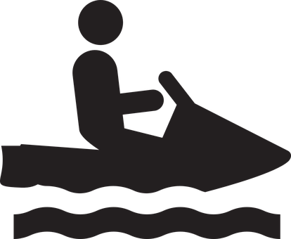 Jet-ski, Sign, Icon, Water, Sports - Jet Ski Clip Art (414x340)