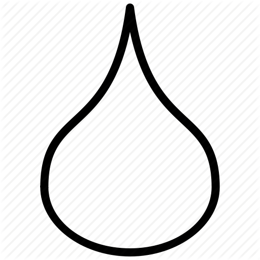 Water Drop Icon Clipart - Oil Drop Clip Art (512x512)