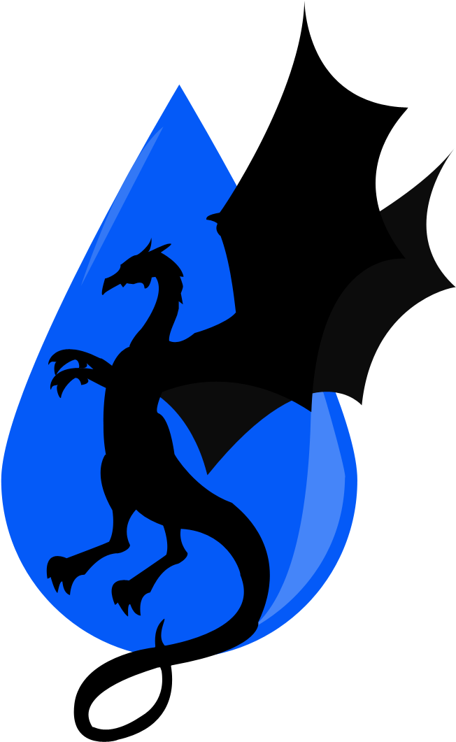 Water Drop Clipart Cutie Mark - Dragon (773x1114)
