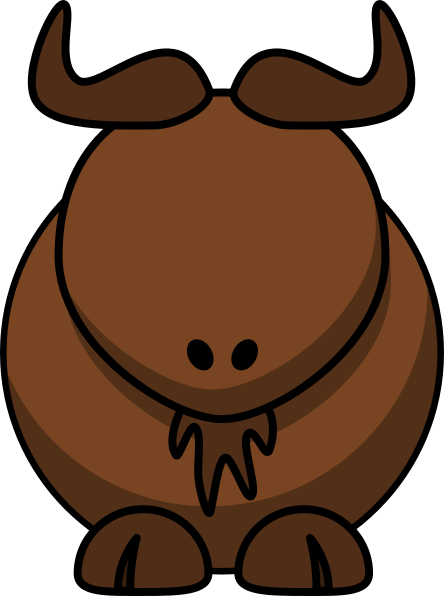 Clip Art Buffalo (562x750)