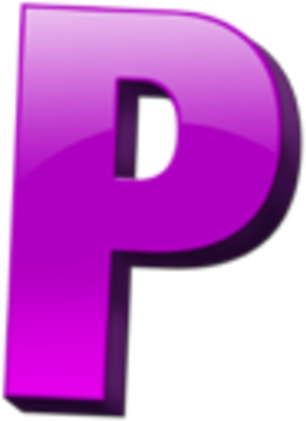 Letter P Icon 1 Free Images At Clker Com Vector Clip - Letter P Clip Art (600x600)
