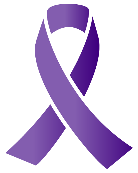 Purple Awareness Ribbon Clip Art At Clker Com Vector - Domestic Violence Purple Ribbon (480x601)