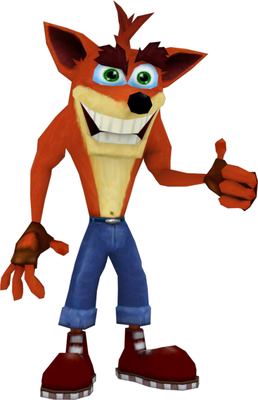 Clipart Screen Beans - Crash Nitro Kart Crash Bandicoot (524x810)