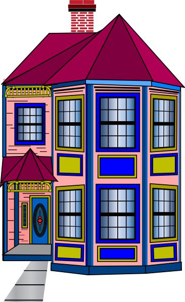 Cartoon Townhouse (366x598)