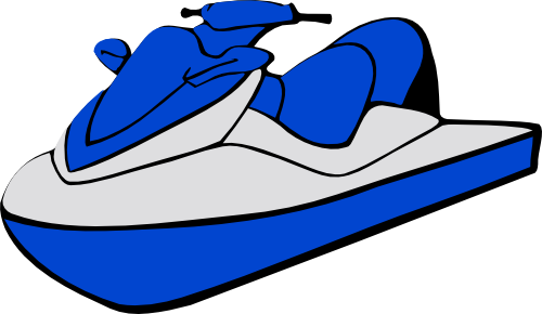 Clip Art Jet Ski (500x290)