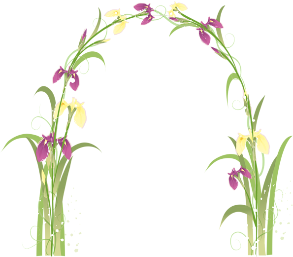Transparent Floral Arch Png Picture - Flower Arch Clipart Png (600x530)