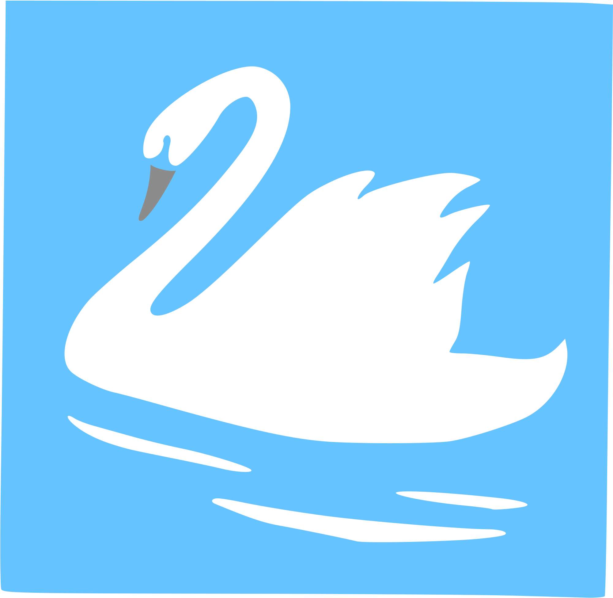 Big Image - Swan Clip Art (2400x2400)