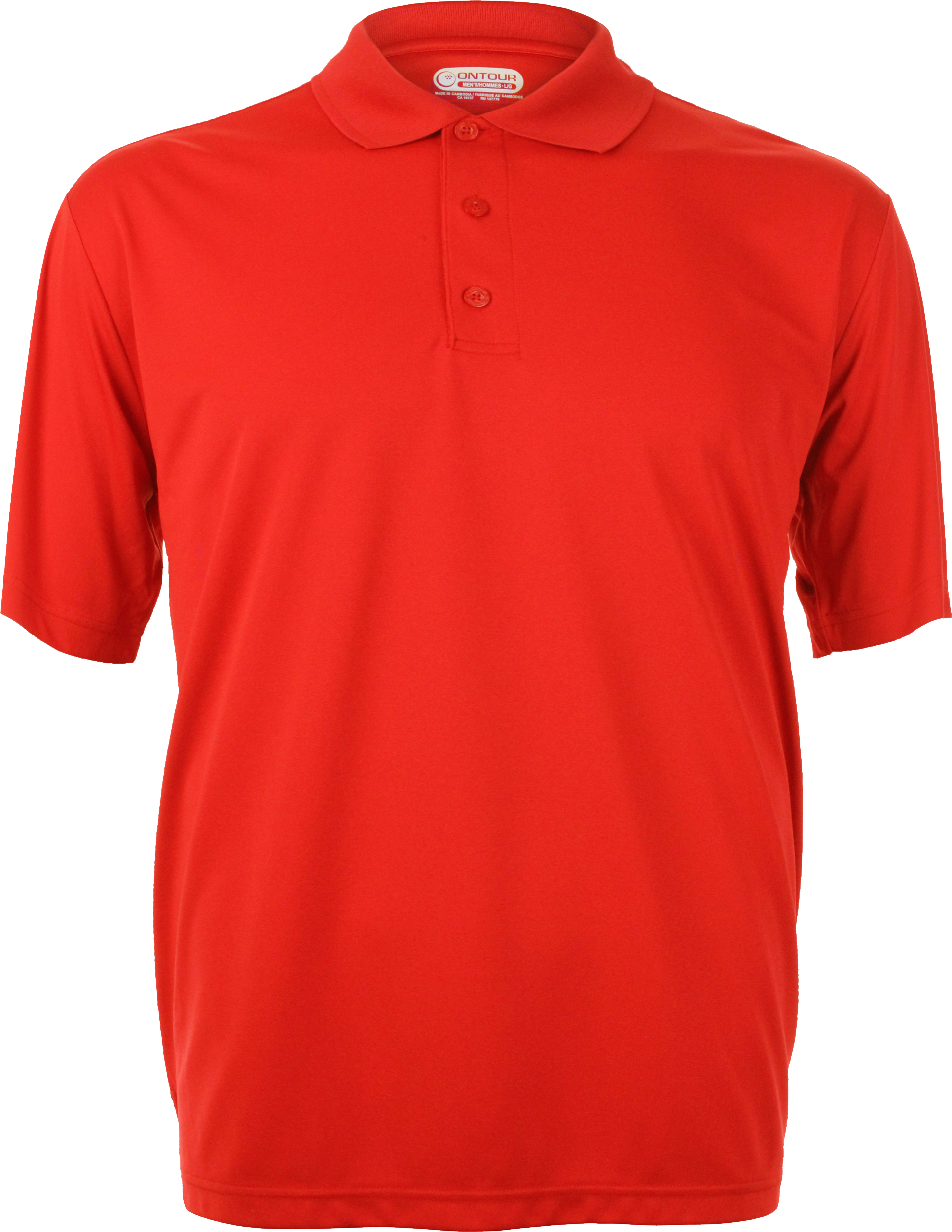 Polo Shirt Clipart - Red Polo Shirt Png (1930x2497)
