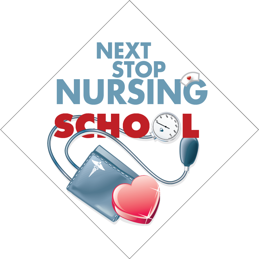 Graduation Clipart Nursing Graduation - Tassel Toppers Next Stop Nursing School Grad Cap Tassel (894x893)
